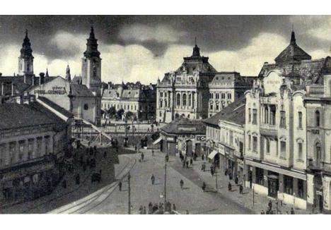 LA BELLE  EPOQUE. Oradea începutului de secol XX era bogată şi în plină dezvoltare. Istoricii notează că magazine şi cafenele de toate tipurile împânzeau oraşul, iar electricitatea, tramvaiul şi cinematograful erau atracţiile noului secol. În 1910, populaţia oraşului era de 64.169 de locuitori, majoritatea (58.421) de etnie maghiară (dar în această cifră erau cuprinşi şi evreii), restul fiind români (3.604), germani, slovaci, croaţi şi sârbi
